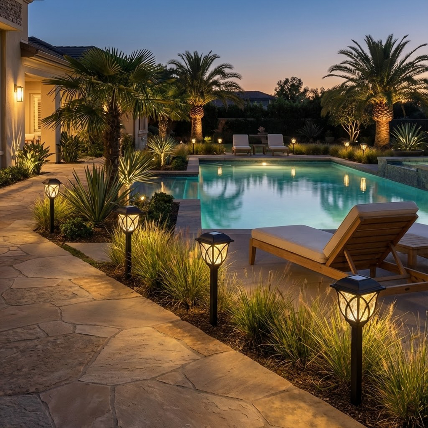 CRK ModernGlow Solar Garden Lights